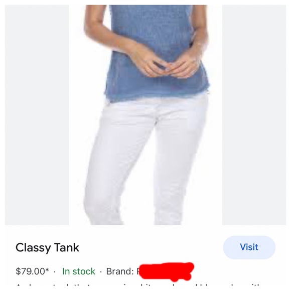 38 Chic tassel fringe trim tank top - Picture 5 of 5